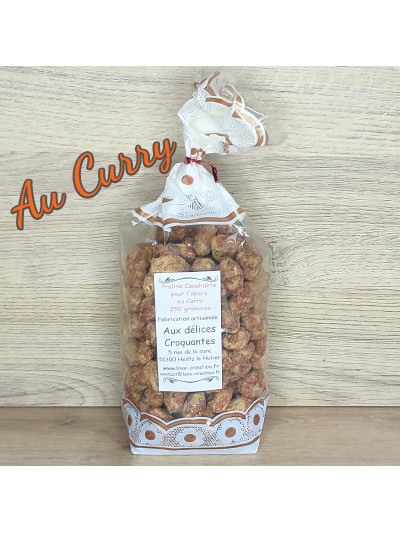 Praline Cacahuète au curry...