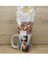 Mug buste Fée clochette en pastel