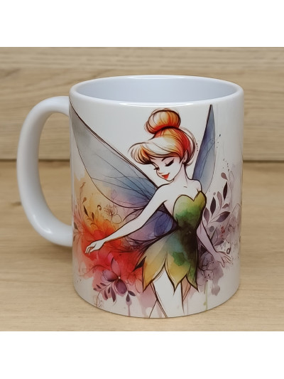 Mug Fée clochette en pastel