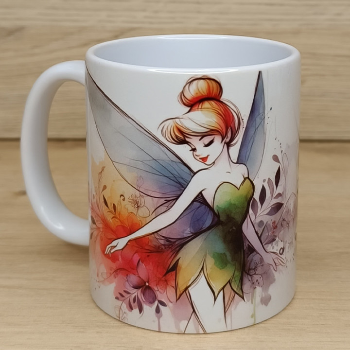 Mug à personnaliser de la fée clochette par la sublimation