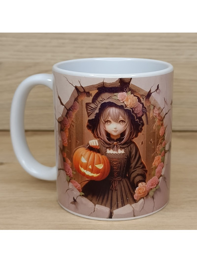 Mug fée d'halloween