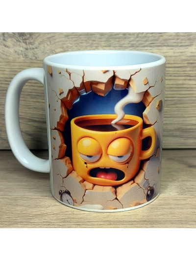 Mug tasse mal réveillée