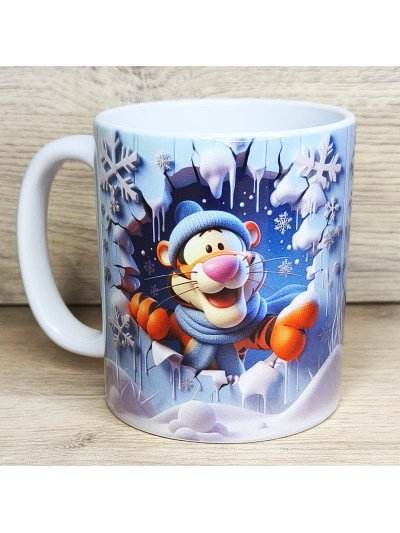Mug tigrou à Noël
