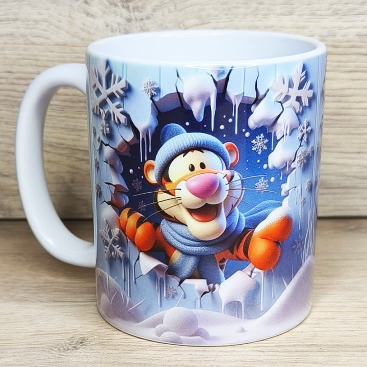 Mug à personnaliser, vous trouverez dessus une tasse de Tigrou