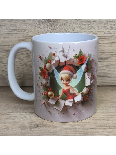 Mug Fée clochette Noël