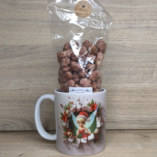 Mug à personnaliser, vous trouverez dessus la fée Clochette Noël