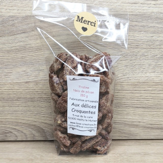 Voici des pralines Noix de pecan de 150 g finement préparer pour vous