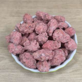 Voici des pralines rose à l'Amande de 250 g finement préparer