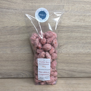 Voici des pralines rose à l'Amande de 250 g finement préparer