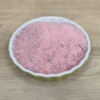 Voici de la brisure & poudre de praline rose 250 g finement préparer
