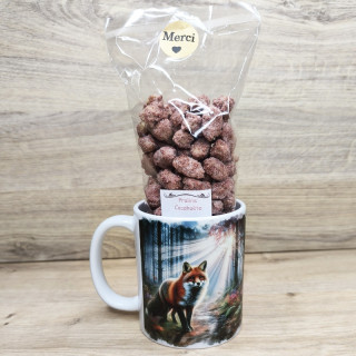 Mug à personnaliser,vous trouverez un renard magnifique dans une forêt