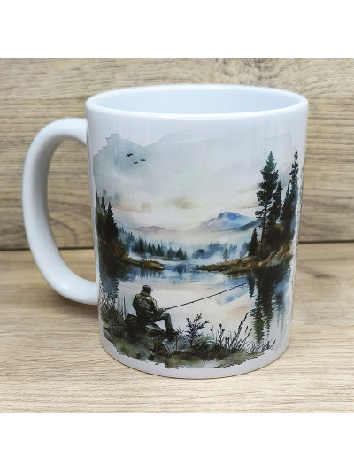 Mug avec deux pécheurs