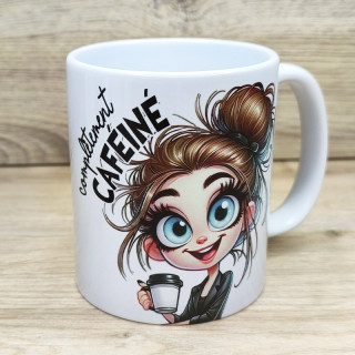 Mug personnaliser,vous trouverez une jeune fille qui a besoin de café