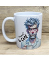 Mug d'un homme "besoin d'un café"