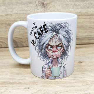 Mug personnaliser,vous trouverez une femme qui a besoin de café