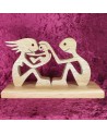 La Famille Sympatoche en bois, Un Couple avec un bébé