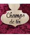 Plaque de porte chambre humoristique spécial chasseur