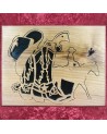 Tableau d'un Cow-boy sur un cheval