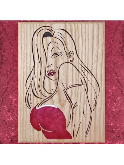 Tableau bois de Jessica Rabitt