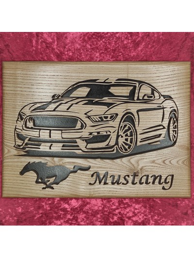 Tableau bois d'une Ford...