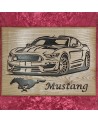 Tableau bois d'une Ford Mustang